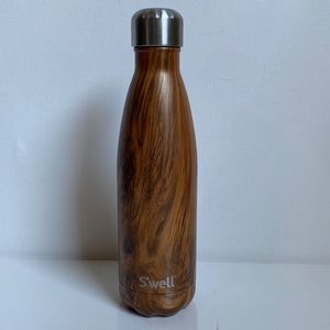 SWELL 17 oz. / 500 ml. Teakwood pattern Stainless Steel Bottle